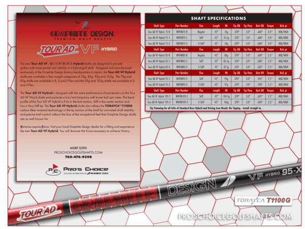 Graphite Design Tour AD VF Hybrid